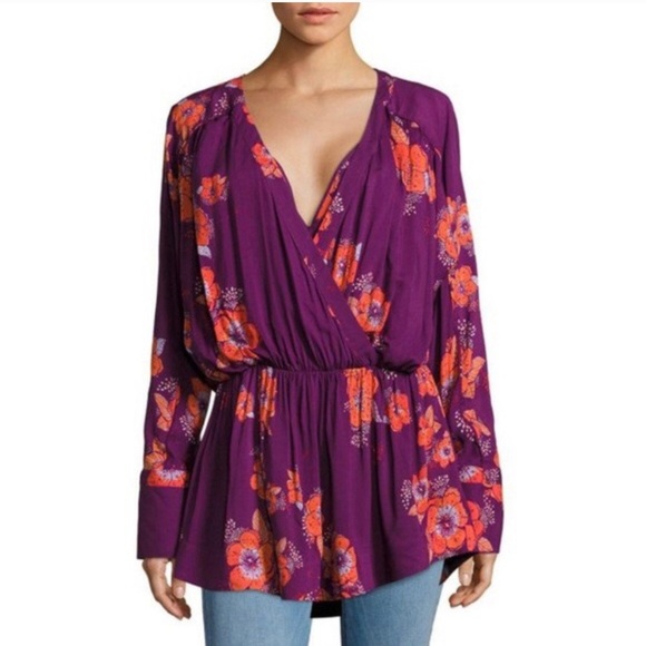 Free People Tops - Free People Floral Tuscan Dream L